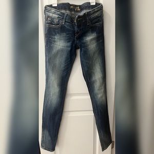 Express Women's Skinny Jeans - Blue